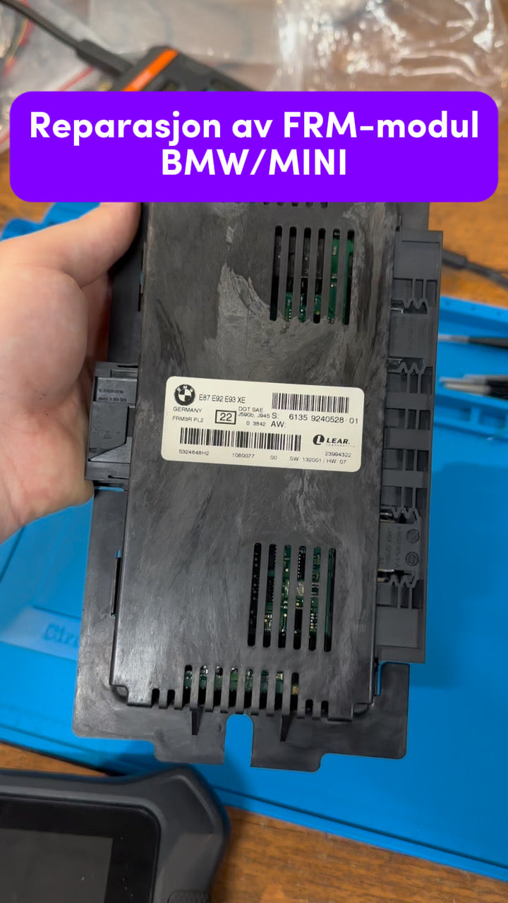 Reparasjon av FRM-modul - BMW/MINI